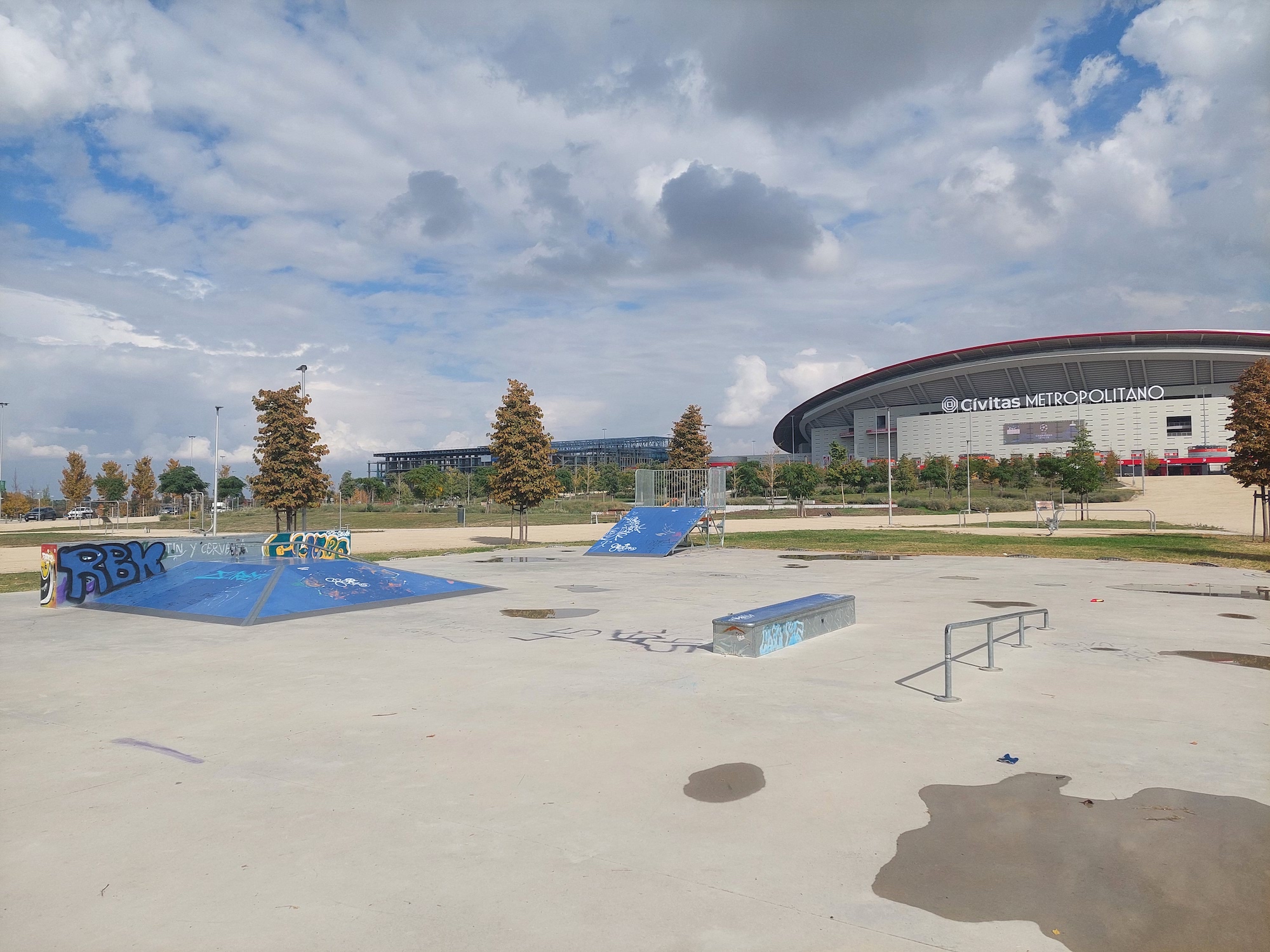 Estadio Metropolitano skatepark